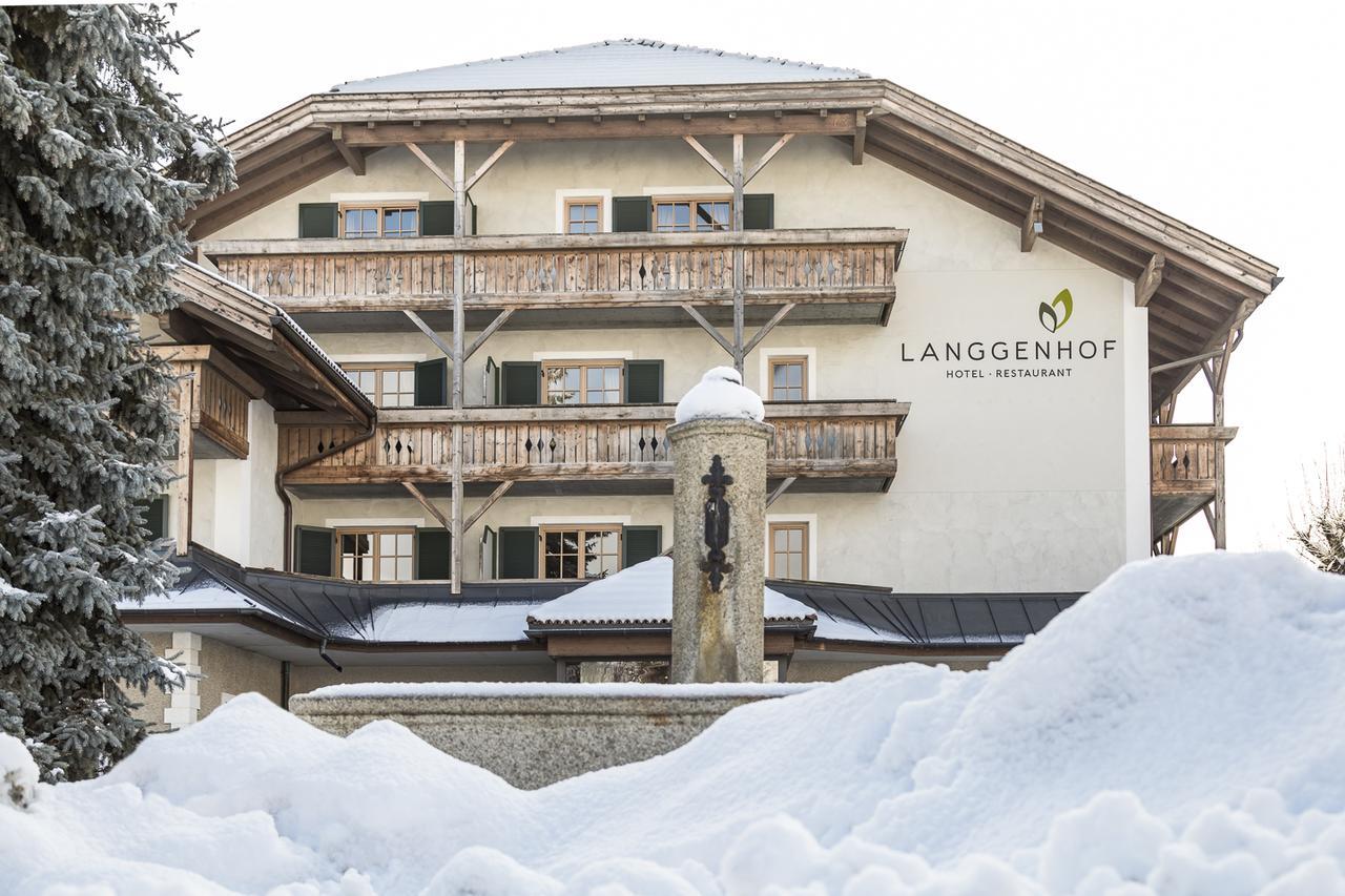 Hotel Restaurant Langgenhof Bruneck Exteriör bild